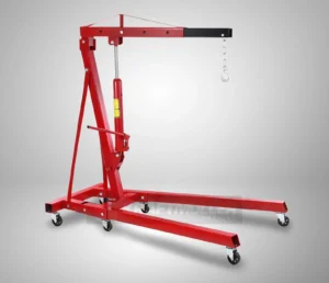 Macaco hidráulico / guindaste hidráulico de 2 toneladas, dobrável e ajustável