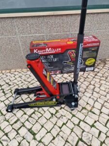 Macaco Hidraulico de Baixo Perfil 4 toneladas novo dentro da caixa