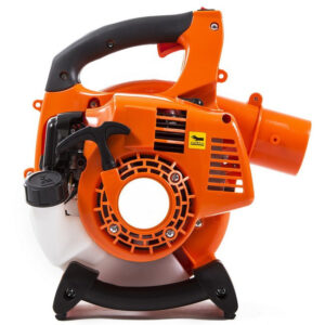 Soprador e aspirador térmico portátil de 26 cc com saco de ombro de 45 litros