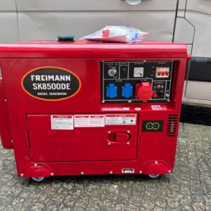 Gerador a Diesel Silencioso Freimann SK8500DE – 5.5KW | Trifásico 220V/380V