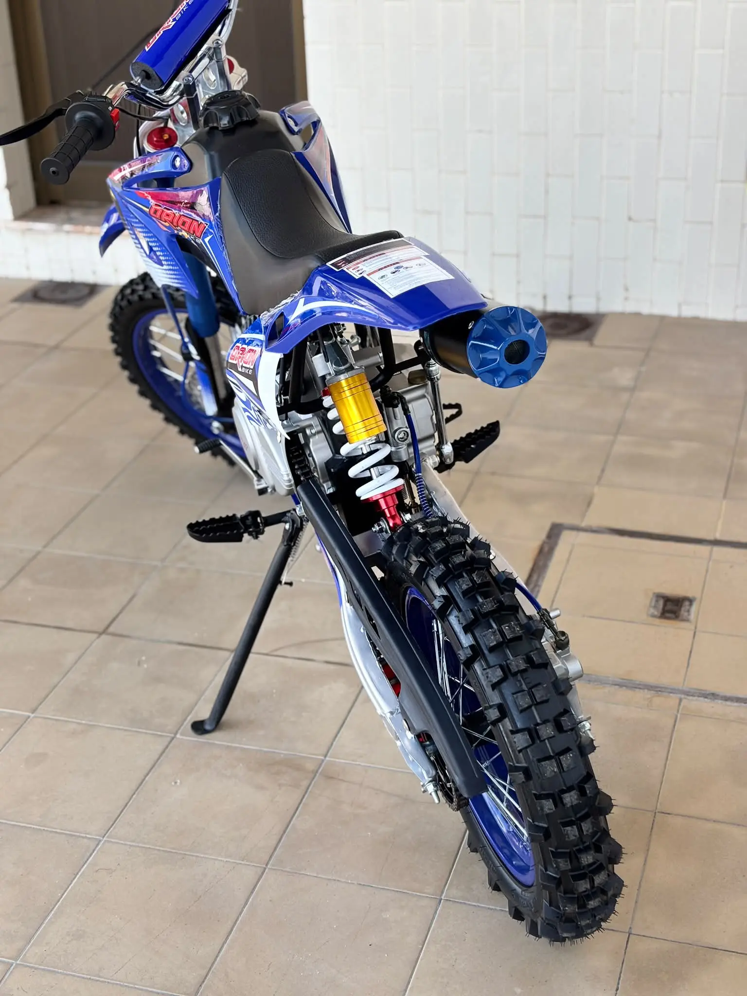 Moto de Cross Orion Bike 125cc – Pit Bike Todo-o-Terreno | Azul - Image 3