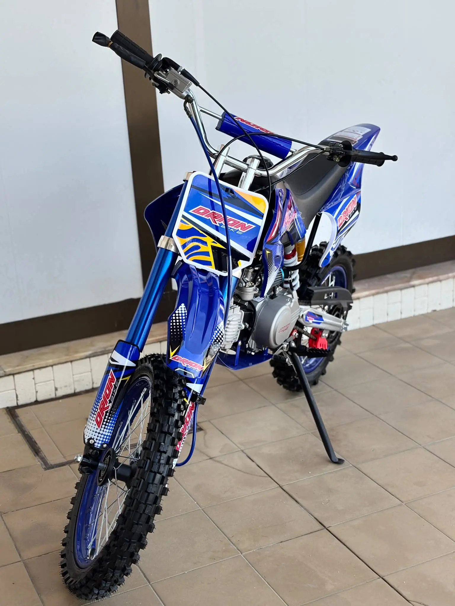 Moto de Cross Orion Bike 125cc – Pit Bike Todo-o-Terreno | Azul
