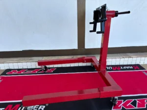 Suporte Rotativo de Motor Kraft Müller – 450kg | Profissional | Vermelho